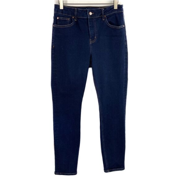 Boden Blue Dark Wash Skinny Jeans 8 T0366 - Picture 1 of 4